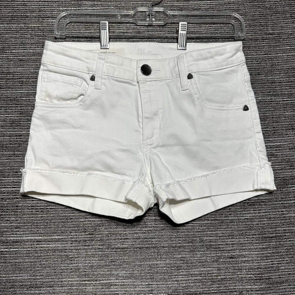 KUT from Kloth Shorts Women's Size 0 White Gidget Frey